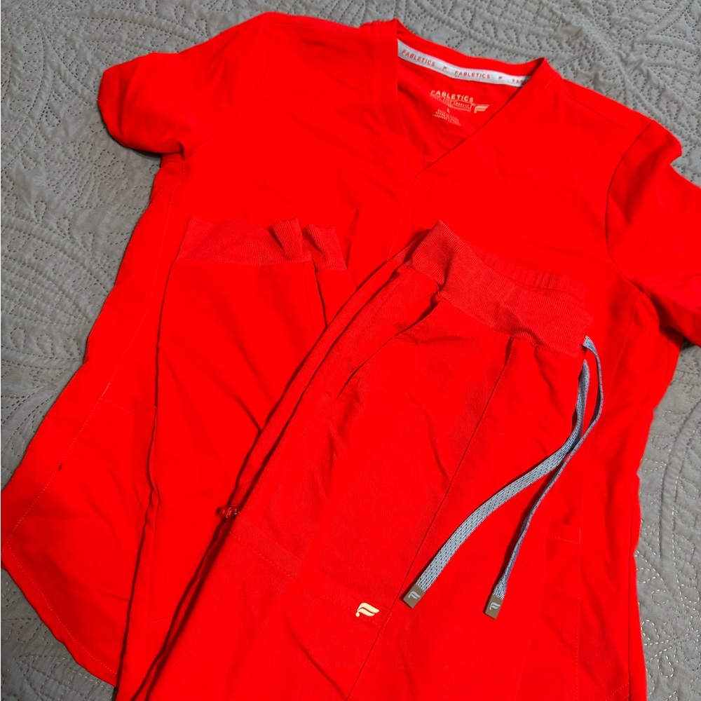 Fabletics Vivid Red Performance Top